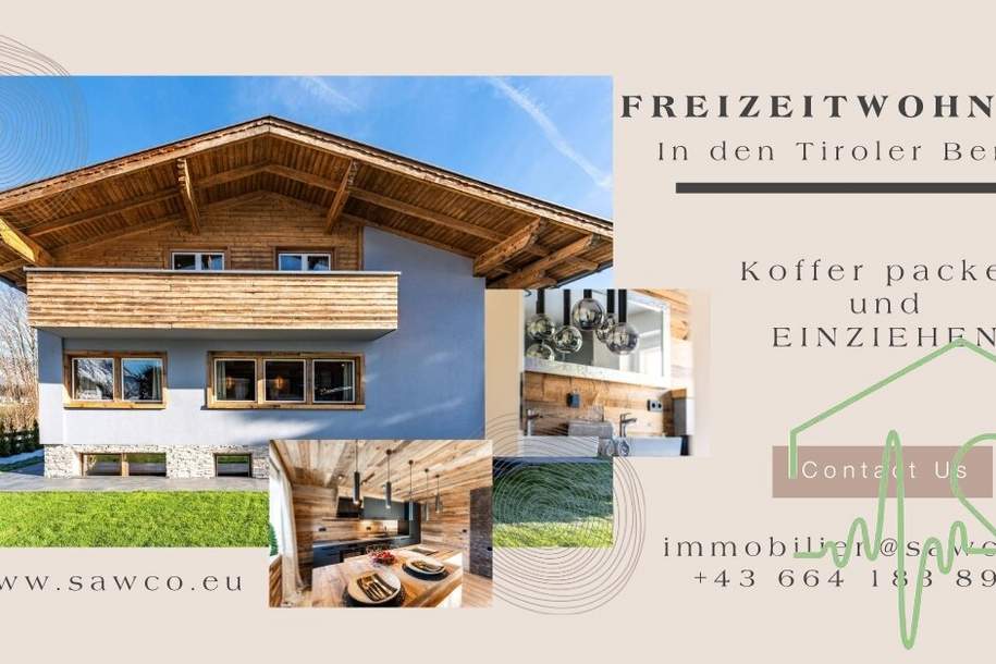 Traumhafte Alpenvilla mit FREIZEITWOHNSITZ in den Tiroler Bergen - perfekt saniert, 6 Zimmer, Sauna!, Haus-kauf, 1.292.000,€, 6300 Kufstein