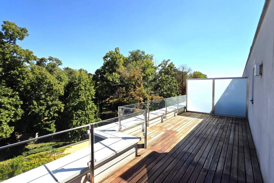 Maria Enzersdorf - Schlosspark!!! Stylische Neubauwohnung + MEGA Dachterrasse + Grün- und Weitblick!, Wohnung-miete, 2.335,00,€, 2344 Mödling