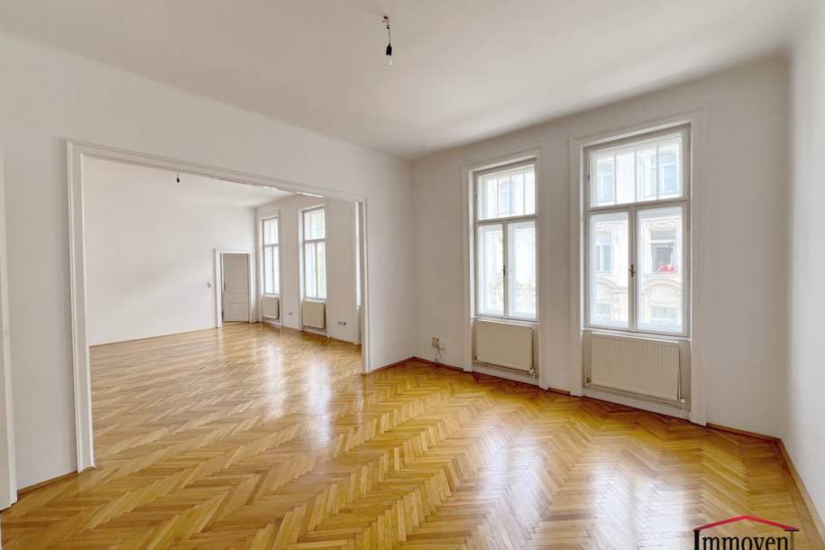 Traumhafter Altbau: 4-Zimmerwohnung mit 3 Balkonen und perfekter Raumaufteilung!, Wohnung-miete, 2.949,00,€, 1040 Wien 4., Wieden