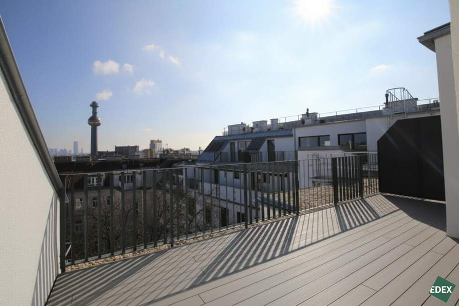 Dachgeschoss-Maisonettewohnung mit zwei Terrassen in ruhiger Innenhoflage, Wohnung-kauf, 1.149.000,€, 1190 Wien 19., Döbling