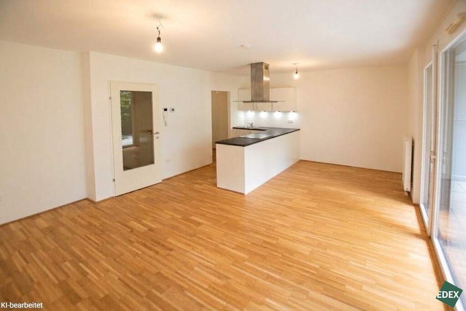 Attraktive 2-Zimmer Wohnung mit Garten nahe S-Bahn-Station Jedlersdorf, Wohnung-miete, 1.049,00,€, 1210 Wien 21., Floridsdorf