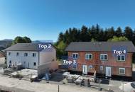 3 neu errichtete Doppelhaushälften auf Eigengrund, 4 weitere in Planung