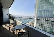 Fantastischer Erstbezug mit durchdachtem Grundriss, Balkon und Sonnenuntergang (Doorman, Gym, Pool, Lounges)