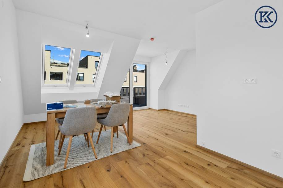 Erstbezug mit großer Terrasse &amp; Klimaanlage – moderne 2-Zimmer-Wohnung nahe der U2-Aspernstraße, Wohnung-kauf, 399.000,€, 1220 Wien 22., Donaustadt