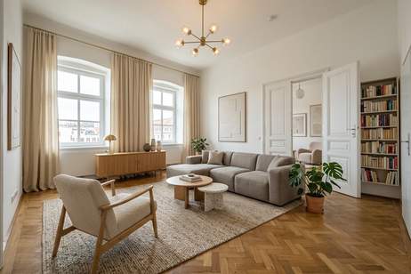 Elegantes Altbau-Juwel in urbaner Spitzenlage – Nähe Naschmarkt &amp; Mariahilferstraße, Wohnung-miete, 2.513,85,€, 1060 Wien 6., Mariahilf