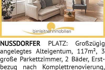NUSSDORFER PLATZ: Gro ß zü gig, Wohnung-kauf, 1190 Wien 19., Döbling