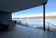 Luxusapartment mit unverbaubarem Panorama-Seeblick und privatem Seezugang am Wörthersee