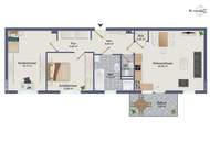 Sehr schöne, sonnige 3-Zimmer-Wohnung im Ortszentrum Semriach zu verkaufen