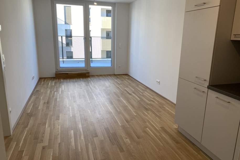 Charmante 2-Zimmer-Dachterrassenwohnung inkl. moderner Komplettküche und Kellerabteil / K2-63, Wohnung-miete, 889,00,€, 1220 Wien 22., Donaustadt