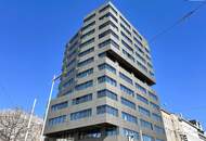 Sky High Living: 2-Zimmer Wohnung mit ganzjährig nutzbarer Loggia und atemberaubendem Wien-Panorama im 9. Stock! High-End Ausstattung!
