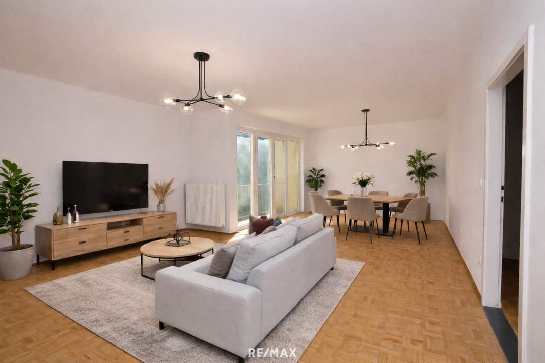 Charmante 3-Zimmer Wohnung mit Loggia in begehrter Grünruhelage des 19. Bezirks