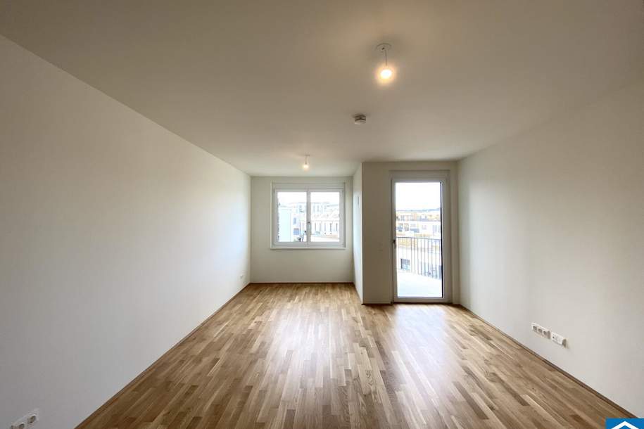 2-Zimmerwohnung mit südseitigen Balkon in U-Bahn Nähe! Modernes Energiekonzept!, Wohnung-miete, 995,00,€, 1230 Wien 23., Liesing