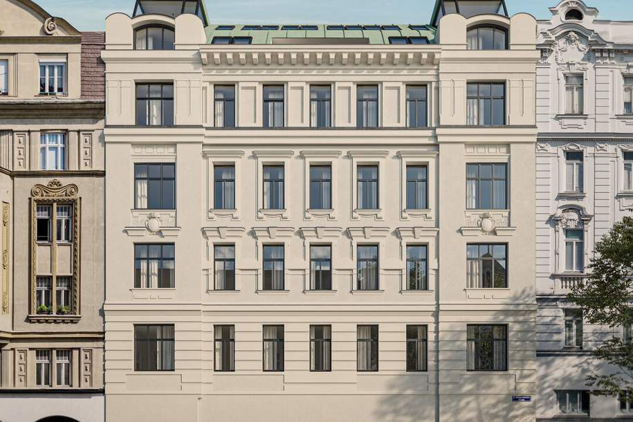 Baugenehmigter Rohdachboden! Fantastische Architektur und Traumblick!, Wohnung-kauf, 1.250.000,€, 1060 Wien 6., Mariahilf