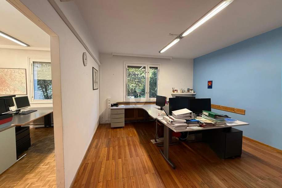 GROßZÜGIGE EINHEIT MIT BALKON IN TOP-LAGE, Gewerbeobjekt-miete, 1.400,00,€, 1190 Wien 19., Döbling