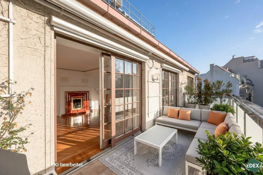Stilvolle Penthouse-Maisonette mit großer Terrasse in bester Sieveringer Lage, Wohnung-kauf, 1.320.000,€, 1190 Wien 19., Döbling