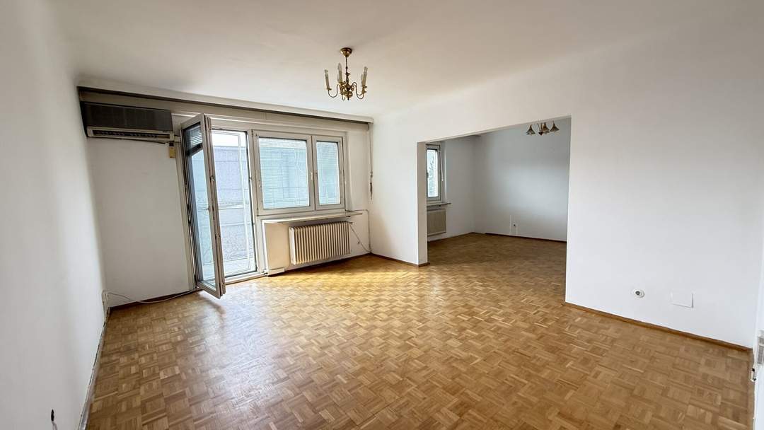 Zwei Wohnungen anliegend mit Durchbruch: 6-Zimmer-Wohnung in 1190 Wien – mit Balkon und zwei Loggia!