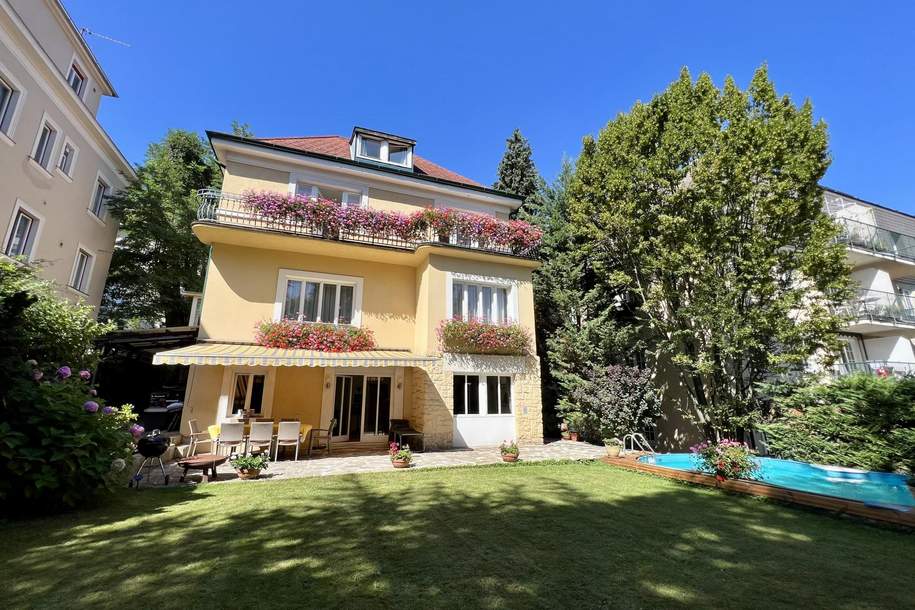 Villa mit Charme nähe Pötzleinsdorfer Schloßpark, Haus-kauf, 2.495.000,€, 1180 Wien 18., Währing