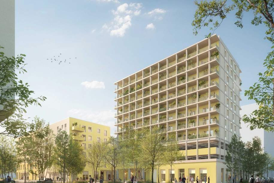 Vorhang auf! Wohnen am oberen Hausfeld - SingleStartwohnung (T2.04), Wohnung-kauf, 222.900,€, 1220 Wien 22., Donaustadt