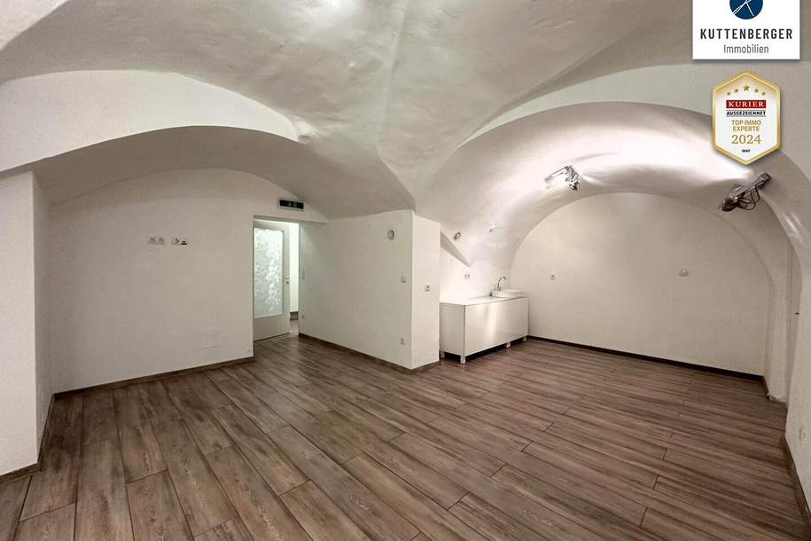 Stein: Praxis- und Bürofläche mit Dusche + 2 Zimmer, Gewerbeobjekt-miete, 595,00,€, 3500 Krems an der Donau(Stadt)