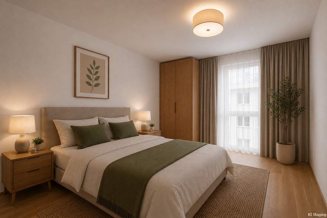 SOFORT EINZIEHEN >> charmante 3-Zimmer Wohnung mit bodentiefen Fenstern und 2 Balkone >> Top Anbindung