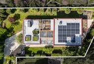 RESERVIERT! ARCHITEKTURJUWEL IN FLORIDSDORF – RUHIGE LAGE NAHE DER DONAU MIT WINTERGARTEN, DACHTERRASSE UND PV-ANLAGE