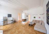 Stilvolle Altbauwohnung mit Balkon am Naschmarkt – 134 m² Wohnqualität in Bestlage von Wien-Wieden