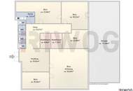 268m² Büro mit 111m² Terrasse zur alleinigen Nutzung | Klima | Parkplätze | auf bis zu 668m² erweiterbar | optionales EG-Lager mit 47m²