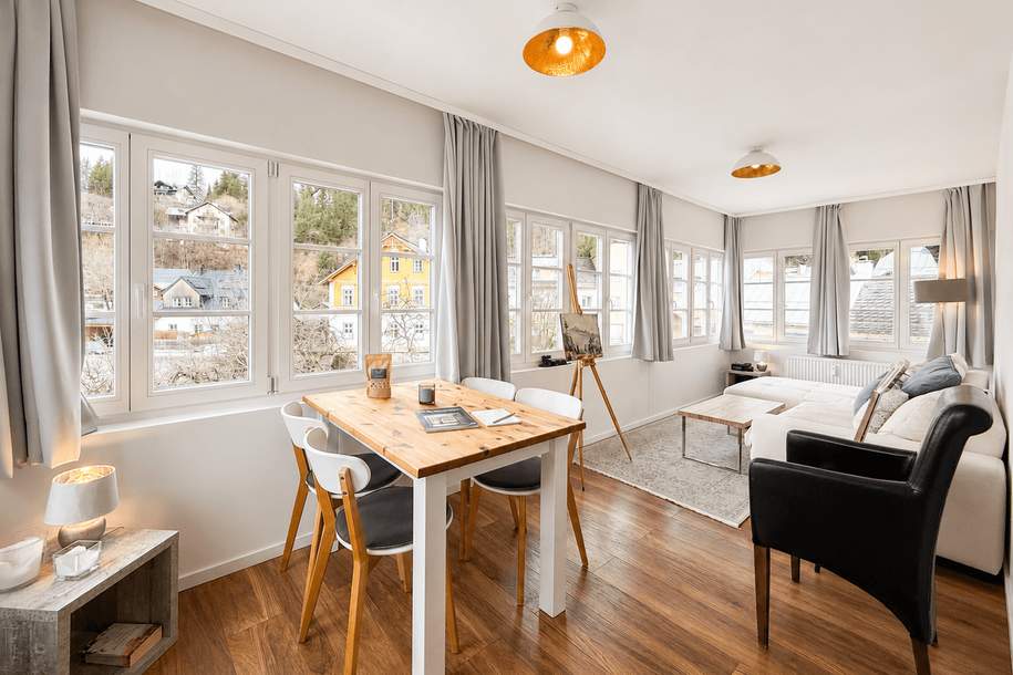 Wohnen im historischen Hoferhaus Bad Aussee – 2-Zimmer-Apartment | Ferien & ZWS möglich | Top 11, Wohnung-miete, 841,00,€, 8990 Liezen
