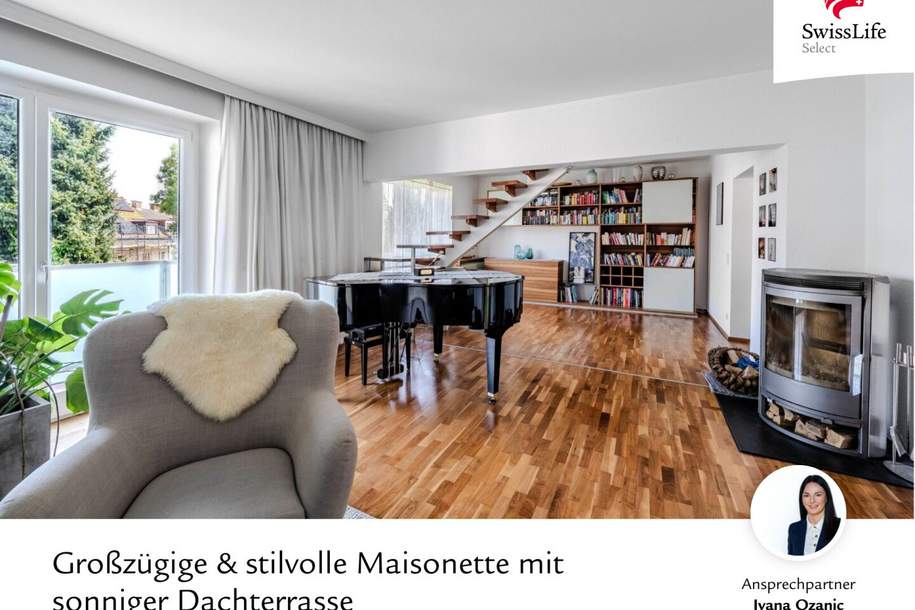 Großzügige &amp; stilvolle Maisonette mit sonniger Dachterrasse, Wohnung-kauf, 590.000,€, 4020 Linz(Stadt)