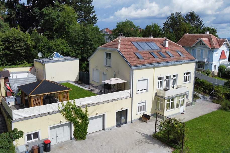 Jahrhundertwendehaus im Villenviertel – Waldrandlage, zentrumsnah, mit Sauna, Pool, Garagen und bester Anbindung - Wohnen und Arbeiten im Kurort, Haus-kauf, 795.000,€, 7202 Mattersburg
