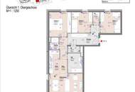 Exklusive 4-Zimmer-Erstbezugswohnung mit Balkon im „ein viertel grün“