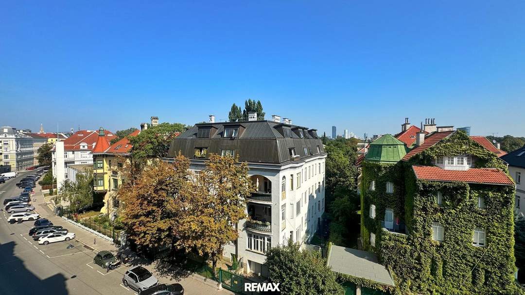 STADT. NATUR. WEITBLICK. Wohnen mit Weitblick über den Grünen Prater – Exklusive, kernsanierte Eigentumswohnung in der Böcklinstraße“