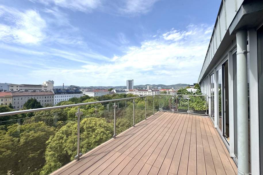 Penthousewohnung mit Weitblick - 3-Zimmer Maisonette am Allerheiligenplatz, Wohnung-miete, 2.499,00,€, 1200 Wien 20., Brigittenau