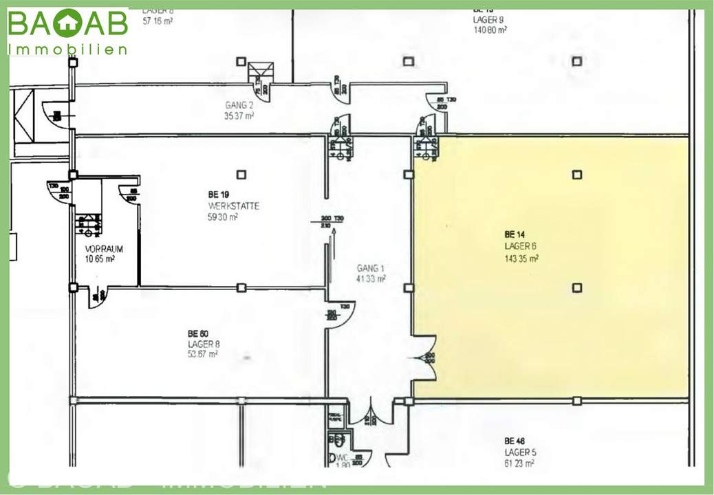 LAGERFLÄCHE | 144M² | KLAGENFURT | ZUR VERMIETUNG