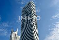 Exklusive 120m² Luxuswohnung mit 20m² Balkon &amp; atemberaubendem Kahlenberg-Blick im 45. Stock