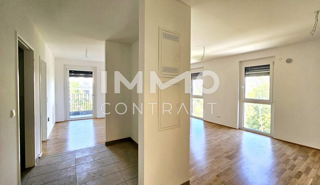 Moderne 2-Zimmer-Balkon-Wohnung mit Grünblick in Ruhelage - provisionsfrei!