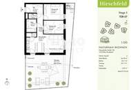 Erstbezug mit Wow-Faktor: 3-Zimmer-Wohnung mit ca. 69 m² Freiflächen im naturnahen Hirschfeld