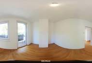 Großzügige Dachgeschosswohnung mit 3 Terrassen und Fernblick ins Grüne