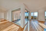 Skyline-Feeling im 34. Stock des Q-Tower mit Südwest-Ausrichtung