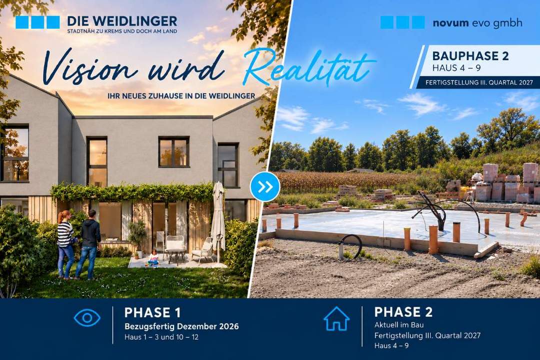 DIE WEIDLINGER - Stadtnah zu Krems und doch am Land - Haus 8