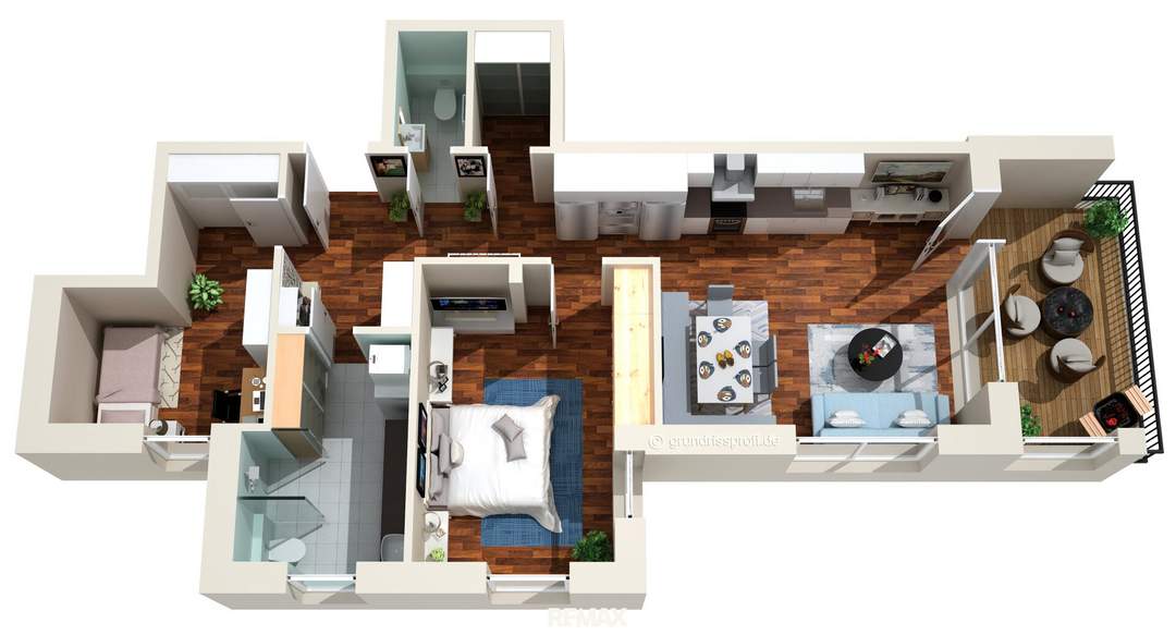 3 Zimmer Neubau-Wohnung Top 2