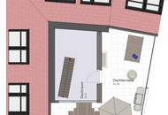 Penthouse-Feeling im Neubau: Lichtdurchflutete 4-Zimmer-Maisonette mit außergewöhnlich großer Dachterrasse!