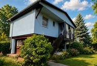 Stelzenhaus auf Pachtgrund am Linken Donauufer, Langenlebarn-Oberaigen