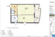Moderne 2 Zimmer Wohnung mit 12 m² Balkon am Wienerberg