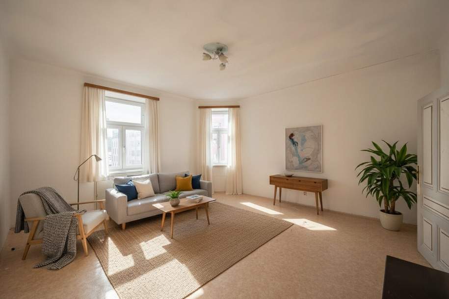 ++NEU++ Altbaucharme neu entdecken: 2-Zimmer Wohnung zum Sanieren mit viel Potenzial, Wohnung-kauf, 148.900,€, 1100 Wien 10., Favoriten