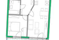 Toll aufgeteilte 2-Zimmerwohnung mit Balkon in U-Bahnnähe