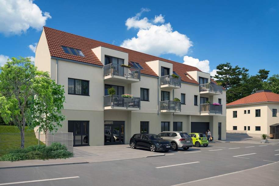 ++ PROJEKT PALES ++ DREI Zimmer mit BALKON im DG, Wohnung-kauf, 489.250,€, 3400 Tulln
