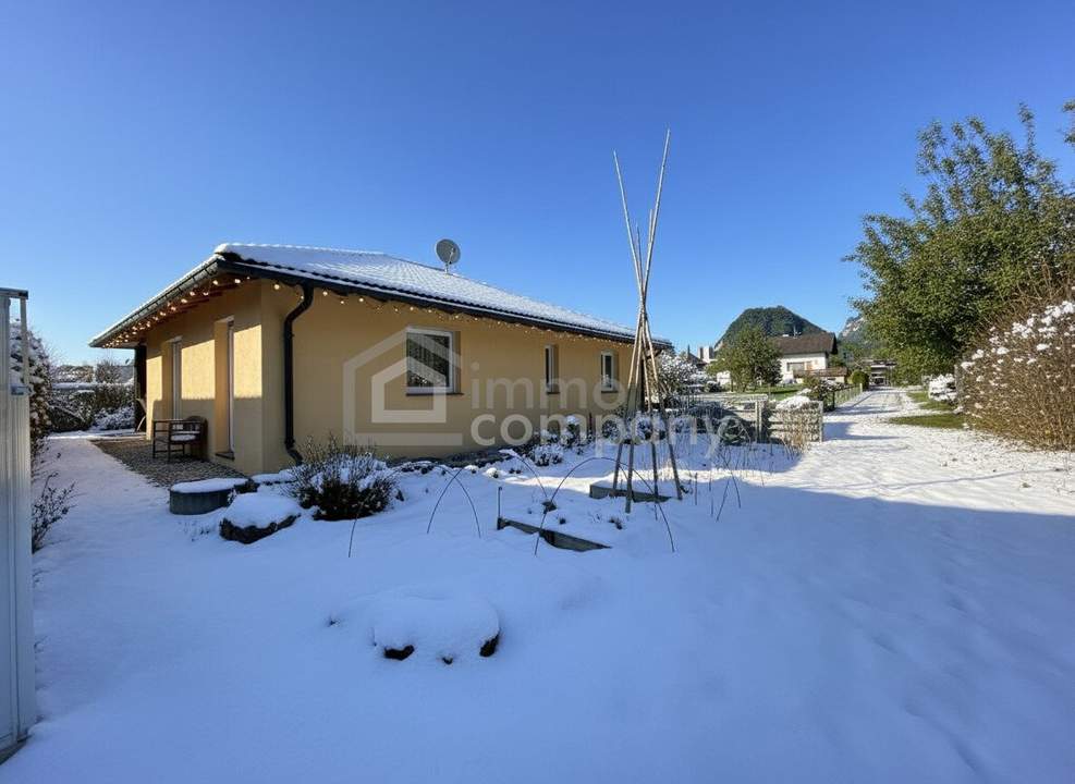 HOHENEMS Barrierefreies Wohnen für Ihre Familie im komfortablen Bungalow - ein weiterer absoluter Mehrwert ist das großzügig geschnittene Grundstück