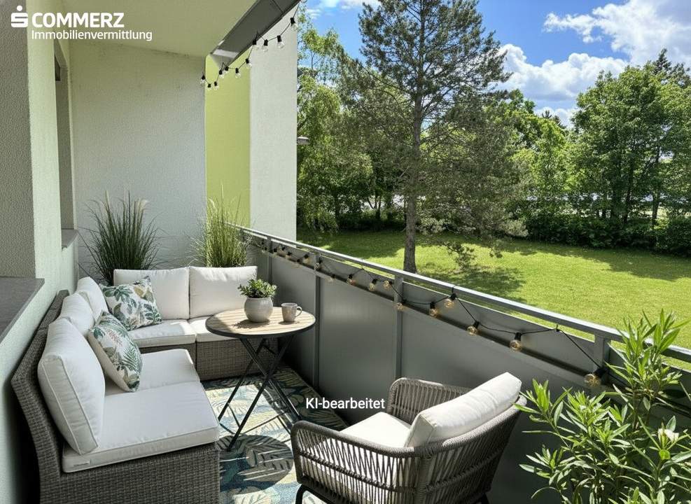 Helle 4-Zi-Wohnung mit Loggia