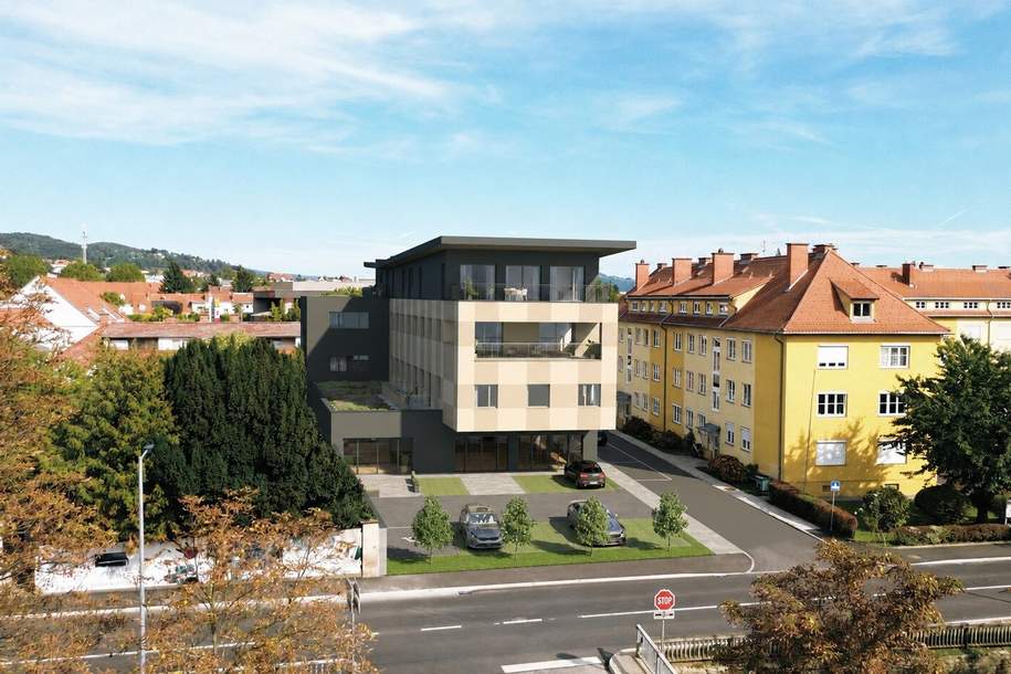 Weiz-Zentrum: Honorarfreie Erstbezugs-Premium-Businessflächen im STADTHAUS WEIZ - der ideale Standort für Büros, Praxen und Dienstleister!, Gewerbeobjekt-miete, 15,00,€, 8160 Weiz